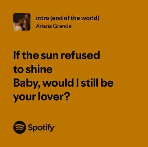 intro (end of the world) Ariana Grande Songs, Free Space, End Of The World, Spotify Song, Ariana Grande, Songs, The World, Quick Saves