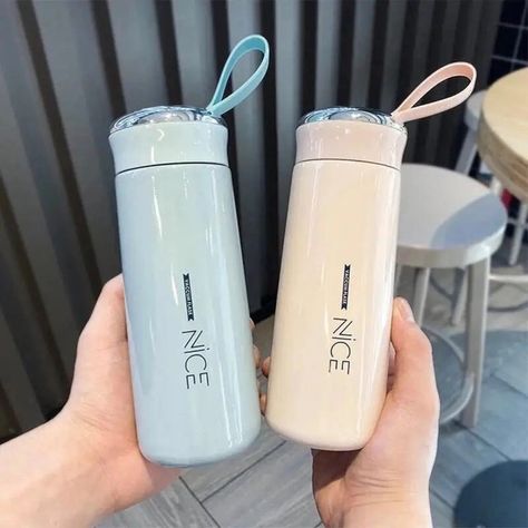 Glass Bottle Water Mini Flask Bottle With Vacuum Flask And Loop Temperature Resistant, For Hot & Cold Water, Milk, Lassi, Juice, Smoothie, Detox Water 400ml ✅Order Now: +92 3191979872 Bumper Offer | 47% OFF . . . #followforfollowback #reelsviral #amazing #product #waterbottle #fyp #art #amazingproducts Kids School Gifts, Lotus Tea, Glass Drink, Flask Bottle, Advertising Gifts, Drinking Water Bottle, Bottle Water, Vacuum Cup, Milk Cup