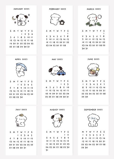 Cute Desk Calendar, Boarders Designs For Projects, Free Printable Calendar Templates, Mini Desk Calendar, Calendar Design Template, January Calendar, Journal Inspiration Writing, Calendar Pictures, Cute Calendar