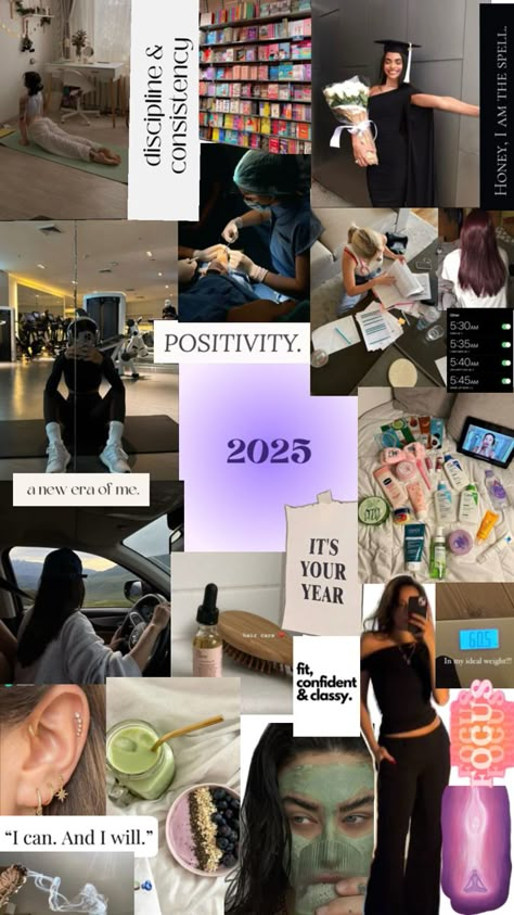 Year Of Growth, Life Vision Board, Ideal Weight, Meaningful Connections, Career Growth, Med School, Best Version Of Yourself, Dream Body, Life Balance