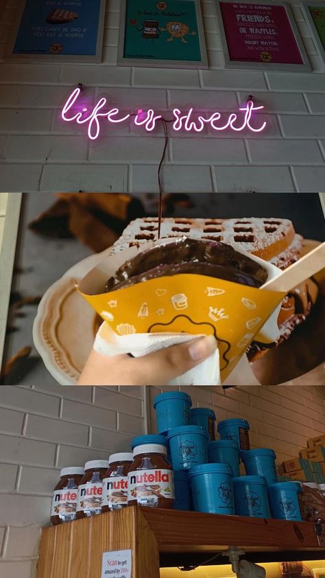 Belgian Waffles Snapchat, Belgian Waffles Aesthetic, Waffles Photography, Waffles Aesthetic, Canvas Art Painting Abstract, Food Captions, Bookmarks Kids, Belgian Waffles, Diy Bracelet Designs