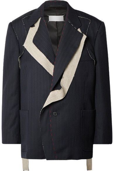 Deconstruction Fashion, Outfit Blazer, Meaningful Design, Blazer Designs, Martin Margiela, Tailored Jacket, Mode Inspiration, Wool Blazer, Upcycle Clothes