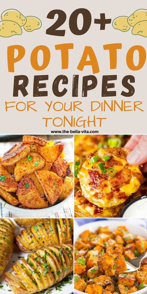 20 Of the best potato recipes currently on the internet! Make sure you try at least one of these potato recipes! #recipe #potato Honey Roasted Sweet Potatoes, Quick Potato Recipes, Best Potato Recipes, Dinner Vegetarian, Potato Dinner, Healthy Potato Recipes, Easy Potato Recipes, Potato Recipes Side Dishes, Potato Sides