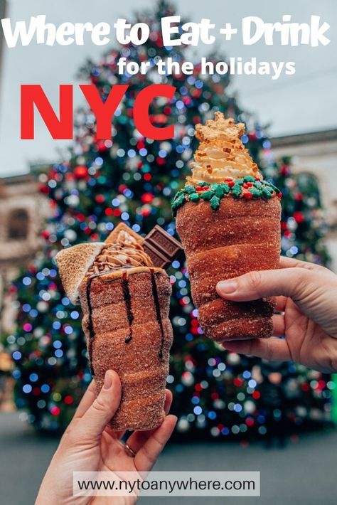 Nyc During The Holidays, Best Restaurants In Nyc At Christmas, Nyc Xmas, Ny Christmas, Christmas In Nyc, New York City Christmas, York Christmas, New York City Vacation, Cozy Restaurant