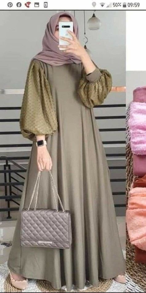 Islamic Fashion Dresses, Fesyen Islam, Hijabista Fashion, Moslem Fashion, Model Gamis, Hijab Designs, Modest Fashion Hijab, Muslim Fashion Hijab Outfits, Muslim Women Fashion