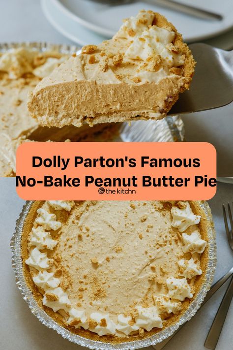 Dolly Parton Recipes, Peanut Butter Pies, Holiday Pies, Lost 100 Pounds, Peanut Butter Cheesecake, Best Peanut Butter, Peanut Butter Pie, Butter Pie, Perfect Pies