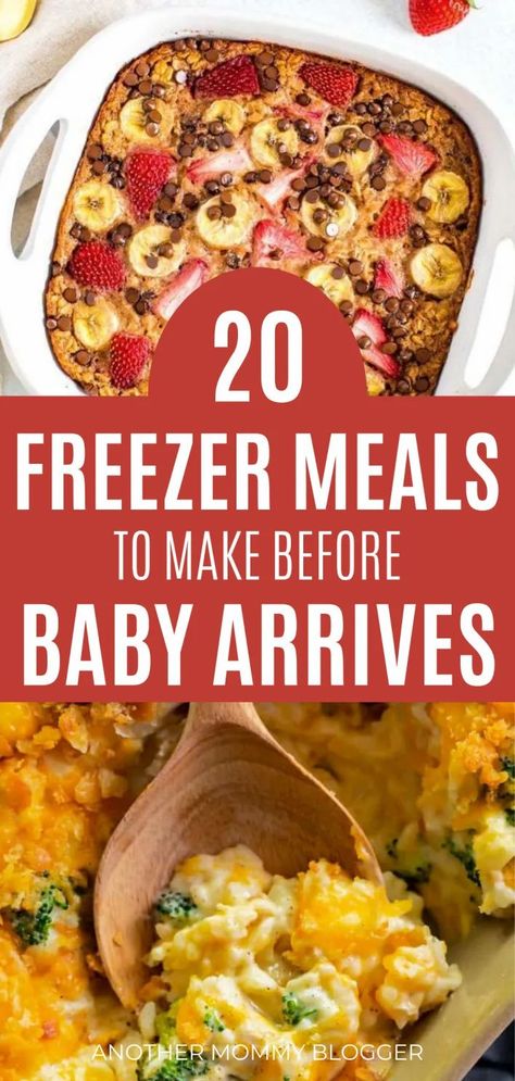 Pregnancy Freezer Meals, Freeze Meals, Freezer Meals For New Moms, Meals For New Moms, Freezer Dinners, Freezer Friendly Meals, Freezable Meals, Freezer Meal Planning, Make Ahead Freezer Meals