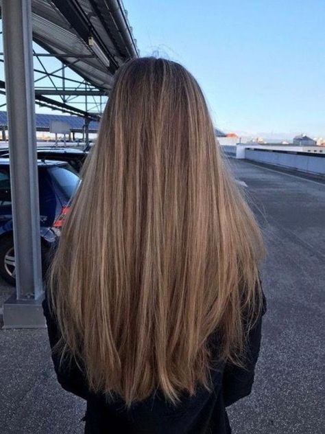 How to grow your hair and keep it healthy – Just My Thoughts Hair Styles Brunette With Highlights, Sun Bleached Brunette Hair, Golden Honey Highlights On Dark Hair, Pretty Highlights For Brown Hair, Cold Hair Color, Dirty Blonde Brown Hair, Honey Blonde Balayage Brunettes, Dark Dirty Blonde, Pin Straight Hair