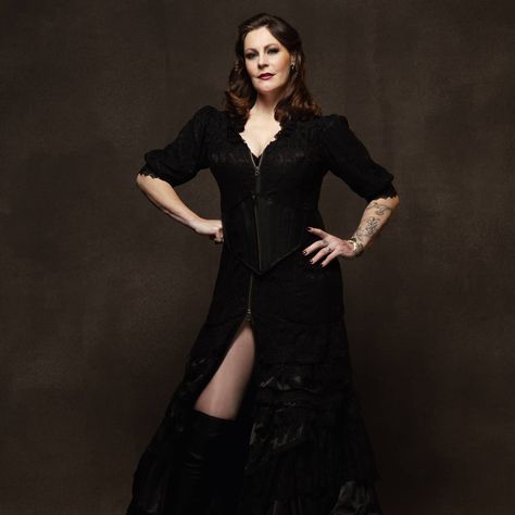 Floor Jansen Outfit, Dramatic Dress, Floor Jansen, Dramatic Dresses, Queen Outfit, Symphonic Metal, Halloween This Year, The Vibe, A Style