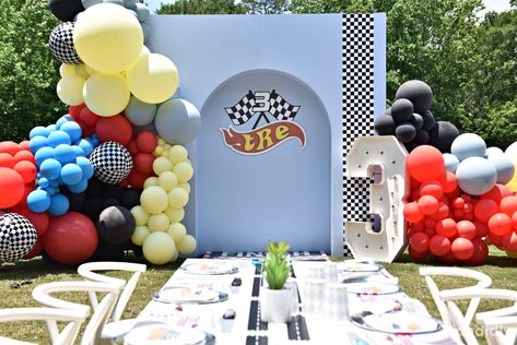 Hot Wheels Birthday Party Ideas | Photo 2 of 21 Birthday Car Theme, Hot Wheels Party Ideas, Wheels Themed Birthday Party, 2nd Birthday Theme Ideas, Hot Wheels Birthday Party Ideas, Two Fast Two Curious, Hot Wheels Themed Birthday Party, Car Theme Party, Hot Wheels Birthday Party