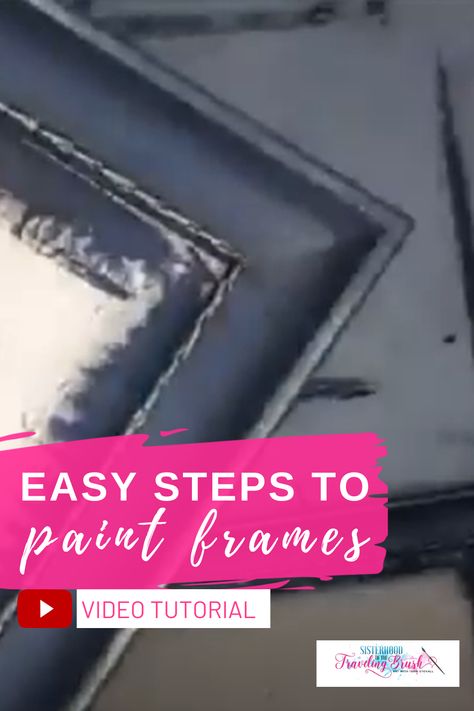 How To Paint A Picture Frame, Painting A Picture Frame, Painting Picture Frames, Painting Frames Diy, Spray Paint Frames, Frames Diy, Plastic Picture Frames, Plain Frames, Painted Picture Frames