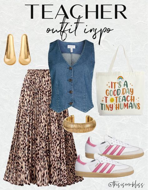 What to Wear // Teacher Edition - This is our Bliss Casual Friday Teacher Outfit, Teacher Spring Outfits, School Teacher Outfits, Outfit Collages, Sunday School Teacher, Outfit Collage, Teacher Outfit, Modern Mom, Teacher Outfits