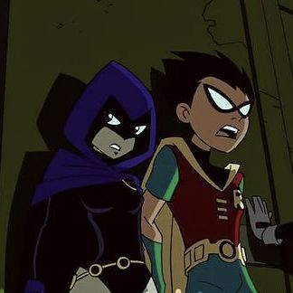 robin, raven, teen titans, robrae, season six Robin And Raven, Teen Titans, Number 1, Cartoon Characters