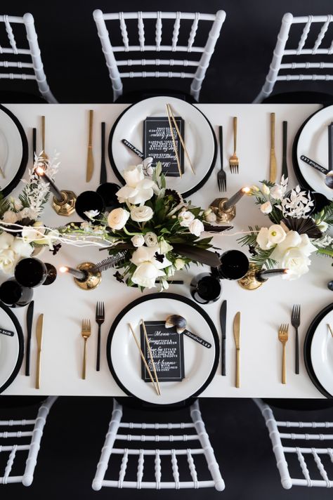 Dorm Room Ideas 2023, Room Ideas 2023, Black And White Wedding Reception, White Wedding Table Setting, Dorm Room Ideas For Girls, Room Ideas For Girls, White Wedding Reception, White Table Settings, Black And White Wedding Theme