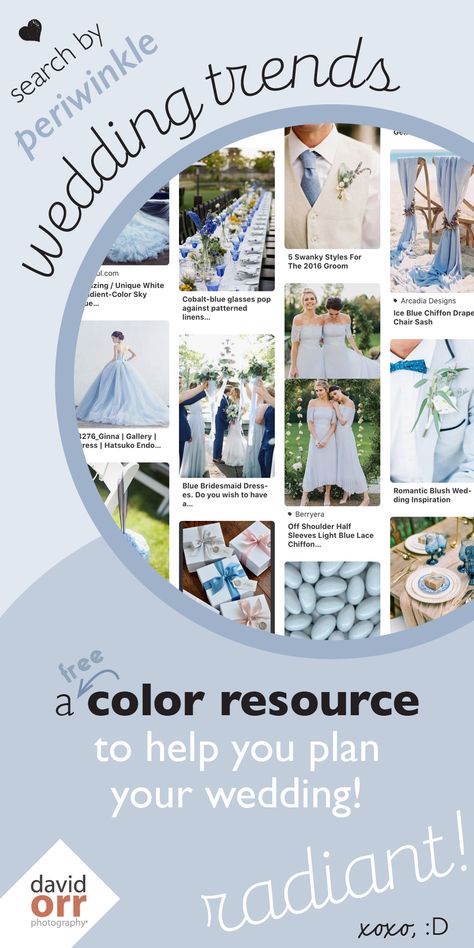 Here's some wedding planning ideas that are true blue cool! Plus there's more to discover with this freebie Wedding Resource Guide by Colors! Cornflower Blue And Blush Wedding, Cornflower Wedding, Cornflower Blue Wedding, Navy Wedding Theme, Cobalt Blue Weddings, Indigo Wedding, Aqua Blue Wedding, Sage Green Wedding Colors, Blue And Blush Wedding