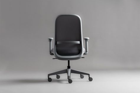 Greyscale Colour, Cozy Minimalist, Mesh Chair, The Chair, Yanko Design, Office Setup, Ergonomic Chair, Layer Design, Task Chair