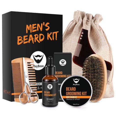 MayBeau Beard Kit for Men  *Discounted* Best Birthday Ideas, Birthday Ideas For Boyfriend, Beard Line, Beard Shaping, Beard Cream, Beard Care Kit, Boyfriend Top, Beard Conditioner, Beard Kit