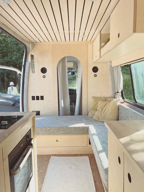 Scandivans Luxury 2021 Crafter Conversion ⋆ Quirky Campers Vw Buzz, Quirky Campers, Camping 101, Campervan Hire, Kombi Home, Van Conversion Interior, Campervan Life, Build A Camper Van, Build A Camper