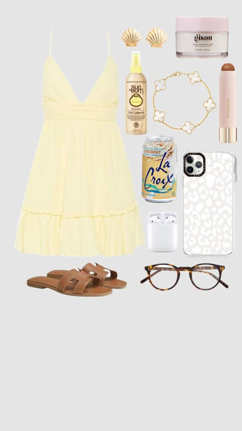 Preppy Summer Outfits, Summer Outfits For Teens, Outfit Inspo Summer, Casual Preppy Outfits, Cute Preppy Outfits, Cute Comfy Outfits, Summer Dress Outfits, Simple Trendy Outfits, Cute Everyday Outfits