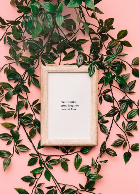 Growing Plants Quotes, Cute Plant Quotes, Plants Quotes, Plants Are Friends, Garden Quotes, Plant Photography, Love Wall Art, Framed Quotes, Plant Aesthetic