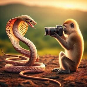 snake is dancing in front of camera, the monkey is taking picture - Image Creator from Microsoft Designer Snake Dance, Dancing Monkey, My Photo Gallery, Create Image, Your Image, Bing Images, Photo Gallery, Microsoft, Dancing