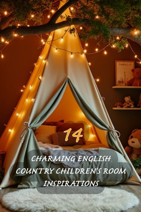 I absolutely adore this cozy children's room design! The teepee is perfectly nestled under soft string lights, creating an enchanting atmosphere. It’s the ideal spot for playtime or reading adventures. With warm colors and plush toys, this space feels inviting and nurturing, perfect for sparking imagination in little ones. I can’t wait to incorporate these charming ideas into my own home! English Country Design, Children's Room Design, Japandi Dining Room, Organic Modern Kitchen, Modern Farmhouse Living, English Country Style, Modern Farmhouse Living Room, Victorian Design, Lace Curtains