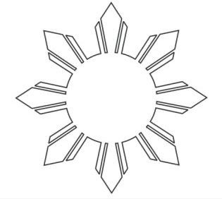 Half Filipino Sun Tattoo, Sun Outline, Filipino Tattoo, Filipino Sun, Sun Drawing, Filipino Tattoos, Half Filipino, Sun Tattoo, Tattoo Inspo