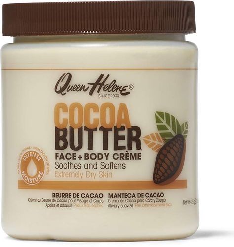 Queen Helene Cocoa Butter Creme Cocoa Butter Cream, Queen Helene, Cocoa Butter Lotion, Coco Butter, Body Creme, Extremely Dry Skin, Lotion For Dry Skin, Wrinkled Skin, Theobroma Cacao