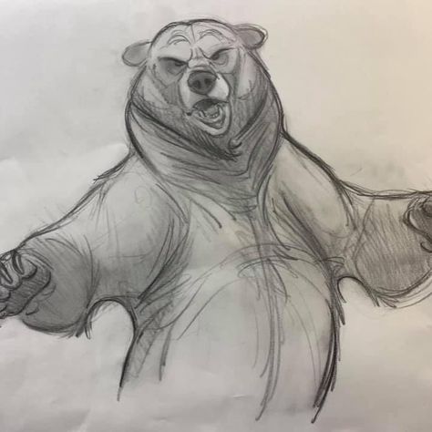 Aaron Blaise on Instagram: “Had a great time talking about the old days animating on paper during today’s live stream. #handdrawnanimation #traditionalanimation…” Aaron Blaise Bear, Aaron Blaise Character Design, Aaron Blaise Art, Bear Character Design, Chris Sanders, Aaron Blaise, Animal Line Drawings, Art Studio Room, Bear Character