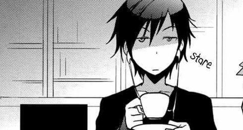 Ah yes, the blank stare~ *chuckles* I Have To Study, Durarara Izaya, Blank Stare, Anime Meme Face, Izaya Orihara, Boy Anime, Anime Screenshots, Book Inspiration, To Study