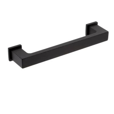 Chelsey 4 in. Matte Black Drawer Pull Rustic Transitional, Black Cabinet Hardware, Black Drawer, Black Drawer Pulls, Black Drawers, Black Cabinet, Matte Black Hardware, Black Cabinets, Cabinet And Drawer Pulls