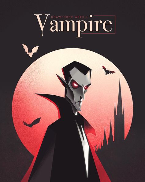 Drawtober Monstermash piece 1: Vampire @drawtober #drawtober #drawtober2024vampire #drawtober2024 #illustrationartists #vampire Vampire Illustration, Illustration Artists, Quick Saves, Art