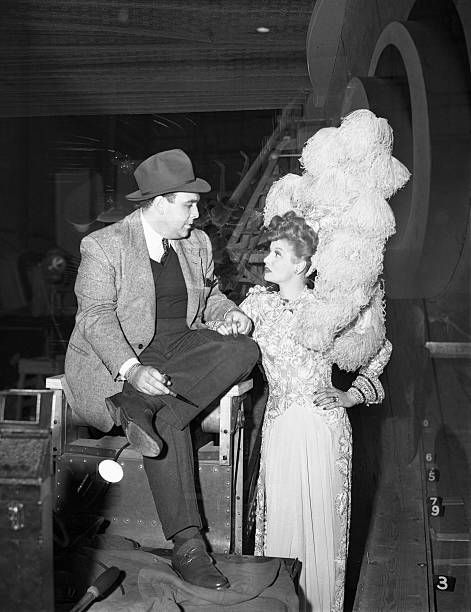 Lucille Ball in a dancer's gown and elaborate headdress Ziegfeld Follies, Lucille Ball, On Set, Headdress, Getty Images, Dancer, High Resolution, Resolution, Wedding Dress