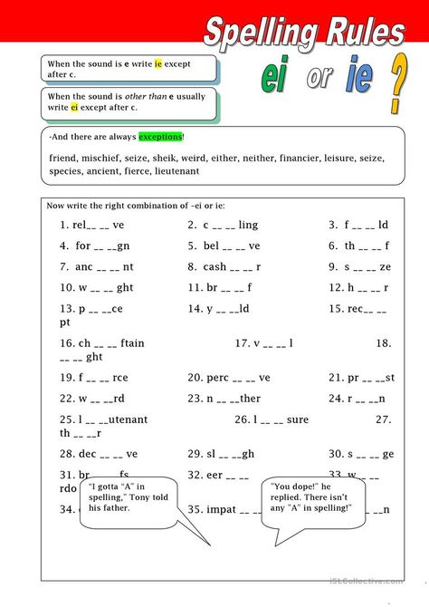 4th Grade Spelling Words, Long A Sound, Spelling Rules Posters, English Spelling Rules, Spelling Practice Worksheets, How To Spell Words, Teaching Syllables, Antonyms Worksheet, 3rd Grade Spelling