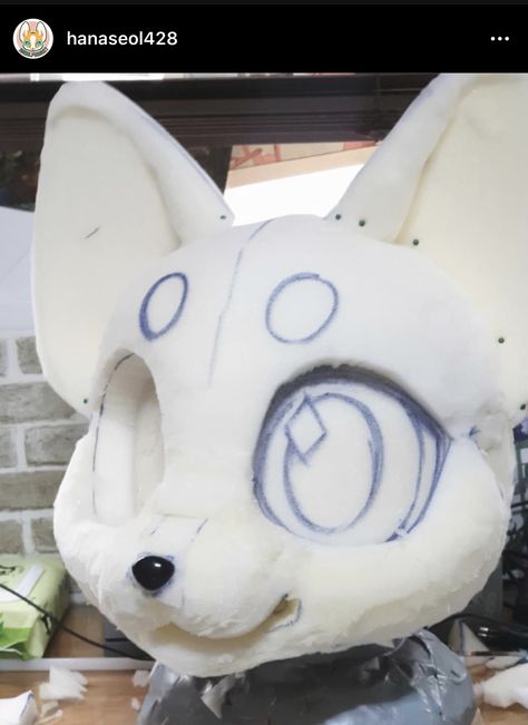 Korean Time, Cat Fursuit, Fursuit Making, Foam Diy, Fursuit Ideas, Fursuit Tutorial, Fursuit Head, Dragon Puppet, Cosplay Tutorial