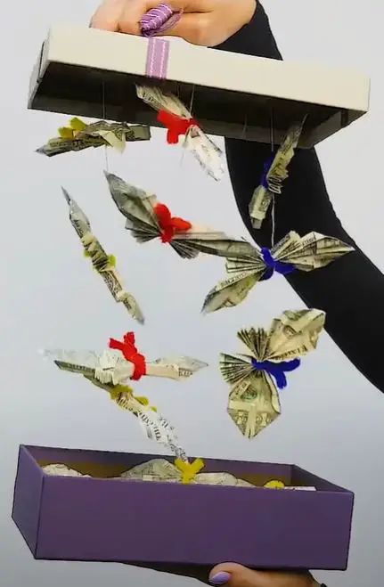 76 Unique Money Gift Ideas: Creative Ways To Give Money Unique Money Gift Ideas, Origami Dollar Bill, Creative Ways To Give Money, Gift Ideas Creative, Money Gifts Christmas, Ways To Give Money, Money Gift Ideas, Money As A Gift, Origami Dollar