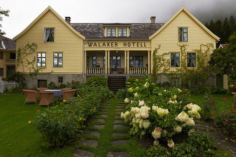 The Walaker Hotel at Solvorn Solvorn Norway, Nordic Scandinavian, Norway Travel, Pipe Dream, Beautiful Sites, Scandinavia, Scandinavian Design, Trip Planning, Norway