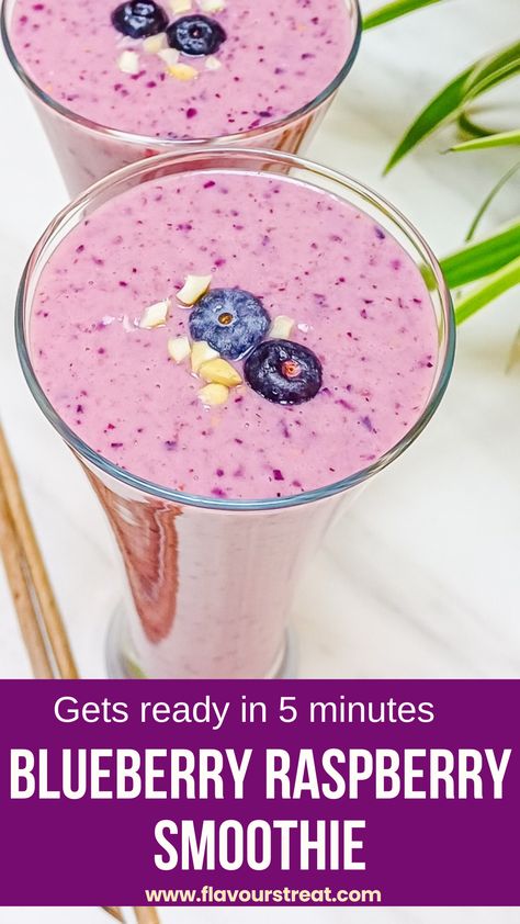 blueberry raspberry smoothie Blueberry Raspberry Smoothie, Raspberry Smoothie Recipes, Dairy Free Recipe, Smoothie Flavors, Herbal Drinks, Raspberry Smoothie, Healthy Drinks Recipes, Drinks Recipes, Frozen Meals