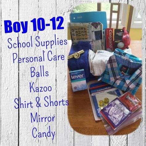 Operation Christmas Child Box Ideas 10-14 Boys, Operation Christmas Child Box Ideas, Christmas Child Shoebox Ideas, Operation Christmas Child Boxes, Shoebox Ideas, Operation Christmas Child Shoebox, Mothers Of Boys, Samaritan's Purse, Christmas Boxes