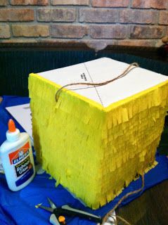 Diy Square Pinata, Bowser Pinata Diy, Mario Birthday Party Pinata, Mario Birthday Party Games Diy, Diy Mario Pinata, Super Mario Pinata Diy, Mario Bros Pinata, How To Make A Pinata Diy, How To Make A Pinata