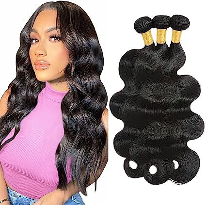 stunning sew in bundles made with real human hair click the link to order now #weave #bundles #sewinweave #stunning #amazon #amazonassociate #humanhair #realhumanhair Brazilian Virgin Hair Body Wave, Hair Bundle Deals, Weave Hair, Brazilian Hair Bundles, Virgin Hair Bundles, Black Weave, Brazilian Hair Weave, Human Hair Bundles, Body Wave Hair