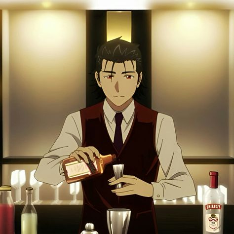 Bartender Anime, Anime Things, Anime I, Stray Kids, Bat, Fan Art, Glass, Anime, Quick Saves