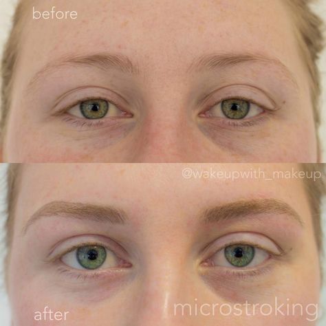 Brown Eyebrows Blonde Hair, Makeup For Eyebrows, Cosmetic Tattoo Eyebrows, Eyebrow Images, Permanent Brows, Mircoblading Eyebrows, Combo Brows, Tattoo Eyebrows, Ombre Brows