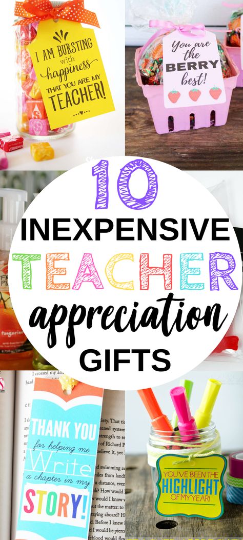 Cheap Teacher Appreciation Gifts, Inexpensive Teacher Appreciation Gifts, Appreciation Gifts For Teachers, Teacher Appreciation Gift Ideas, Cricut Teacher, Appreciation Gift Ideas, Teachers Appreciation Week Gifts, Appreciation Gifts Diy, Staff Appreciation Gifts