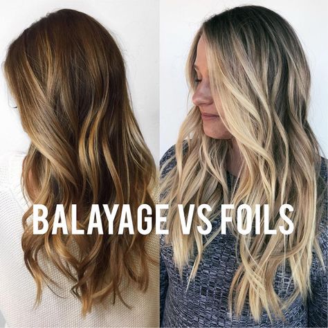 Balayage Vs Foilyage, Balayage Hair Before And After, Partial Balayage Vs Full Balayage, Highlights Vs Balayage, Traditional Highlights, What Is Balayage Hair, Balayage Hair Colour, Balayage Before And After, Vs Hair