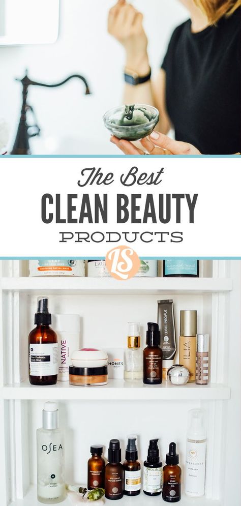 The best clean beauty skincare and makeup products, from cleansers and moisturizers and concealers and foundations. All the best in one spot. Best All Natural Skin Care, Best Clean Skincare, Clean Face Products Skincare, Clean Skin Products, All Natural Skin Care Products, Clean Beauty Routine, Clean Beauty Skincare, Best Natural Skin Care Products, Best Clean Skincare Products