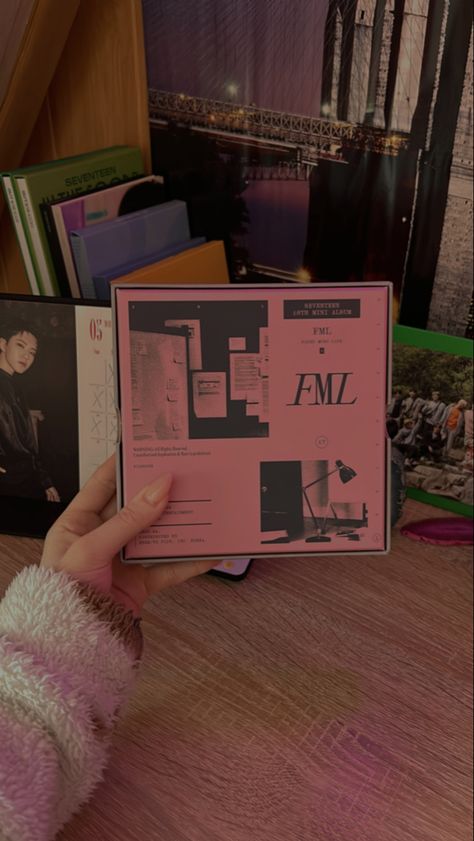 love this album sm..!! 🩵🩷 #seventeen #kpop #fml Seventeen Album Cover, Fml Seventeen, Seventeen Fml, Seventeen Merch, Seventeen Album, Christmas List, Album Covers, Seventeen, Love This