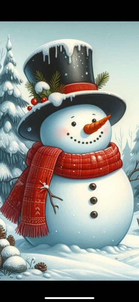 Snowman Images Printable, Cute Snowman Painting, Snowman Paintings, Snowmen Paintings, Painted Glass Blocks, Candle Drawing, Snowmen Pictures, Funny Snowman, Snowman Images