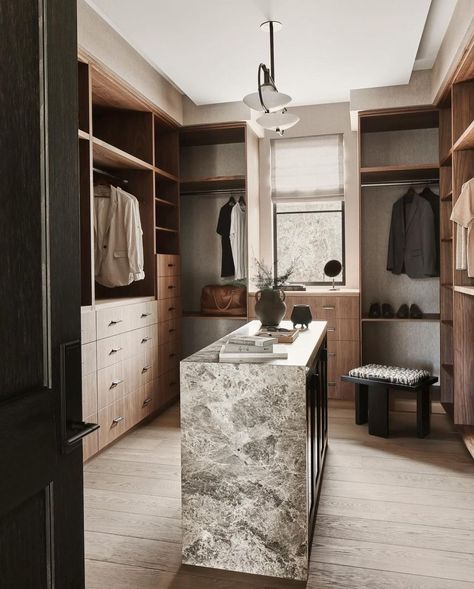 Carrie Delany Interiors (@carriedelanyinteriors) • Instagram photos and videos Tundra Grey Marble, Lindye Galloway, Dream Dressing Room, Storage Island, Closet Island, Detail Photography, Dream Closet Design, Beautiful Closets, Walk In Closet Design