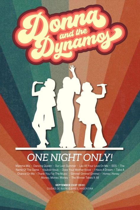 Donna And The Dynamos, The Dynamos, Does Your Mother Know, Queen Poster, Dorm Posters, Mama Mia, Mia 3, Picture Collage Wall, Phone Wallpaper Patterns